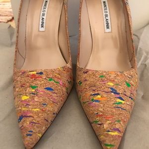 Manolo Blahnik BB CORK PUMP